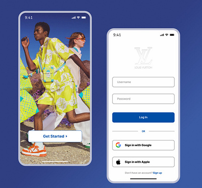 LOUIS VUITTON: MOBILE UI CONCEPT animation branding graphic design motion graphics ui