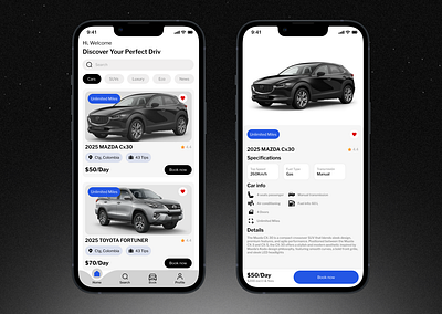 Discover Your Perfect Driv branding design figma graphic design ui ux website
