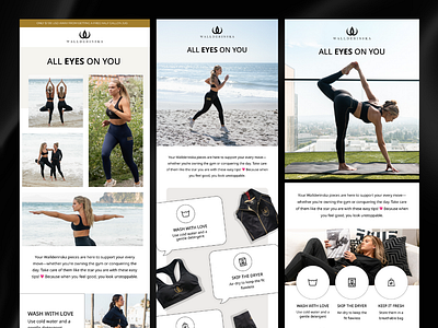 🖤 Email Design for Wallderinska – Luxury Swedish Fashion Brand email emailmarketing klaviyo omnisend