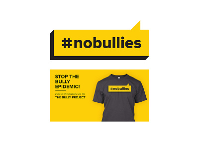 No Bullies Campaign branding design logo