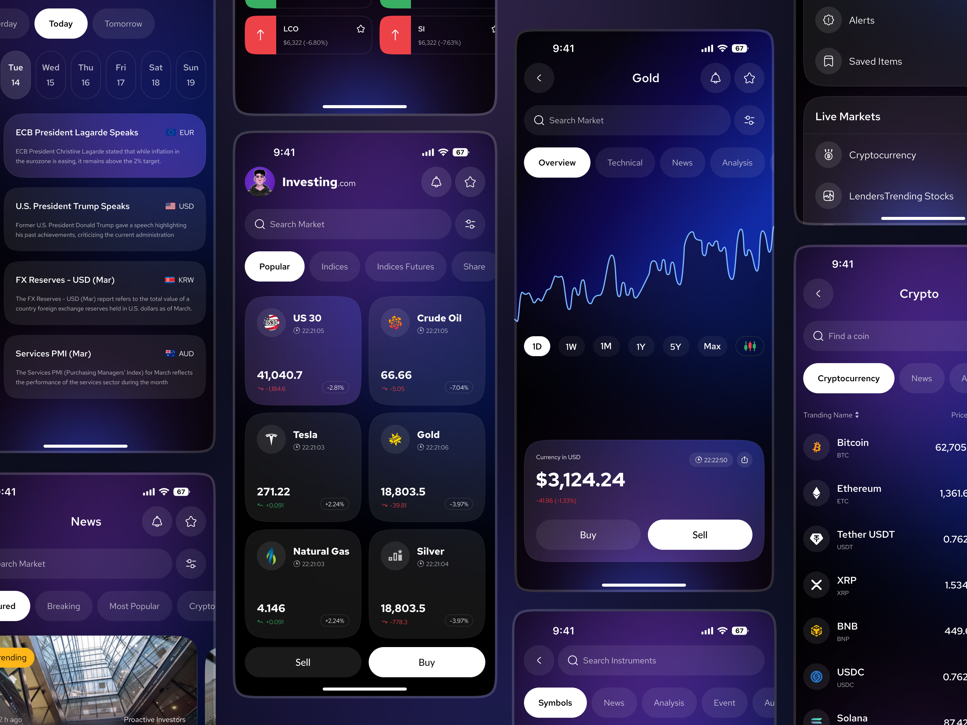 Example of Mobile App Design UI UX