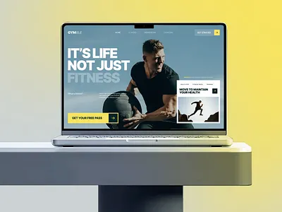 Gymble - fintess & gym landing page fitness fitness landing page fitness website gym gym landing page gym website landingpage ui design website design workout