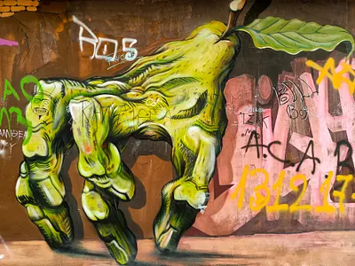 Καρπός - Produce illustration photoshop street art wall design σχέδιο τοιχογραφία φωτογραφία