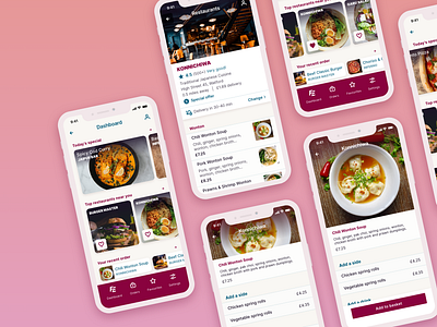 Meal delivery app - concept adobe xd app cuisine delivery food meal meal delivery mobile app restaurant ui uidesign uiux web design