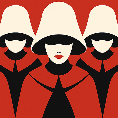 The Handmaid's Tale design illustration