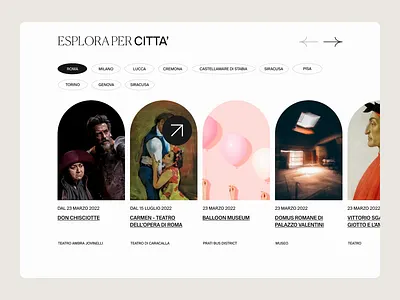 Art Portal - Home page animation 2 animation design ecommerce inspiration landing layout ui ux web
