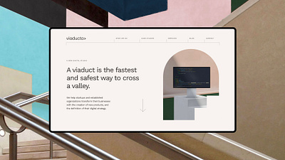Viaducto branding design ui ux website