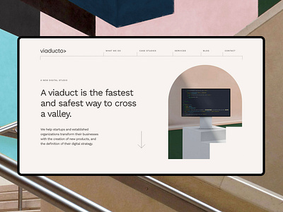 Viaducto branding design ui ux website