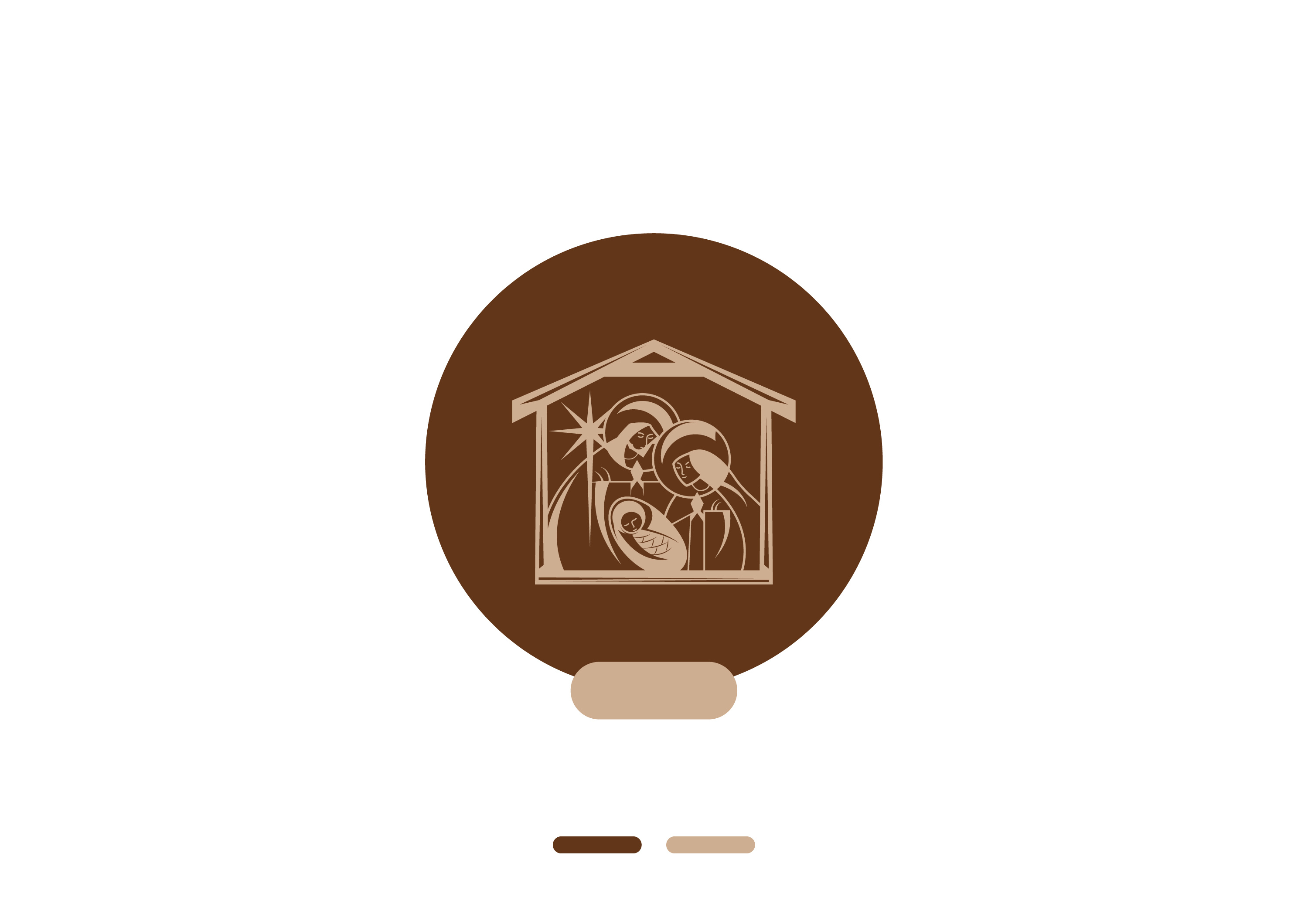 Betlehemi i Gjallë Hajmel branding designer illustration logo vector