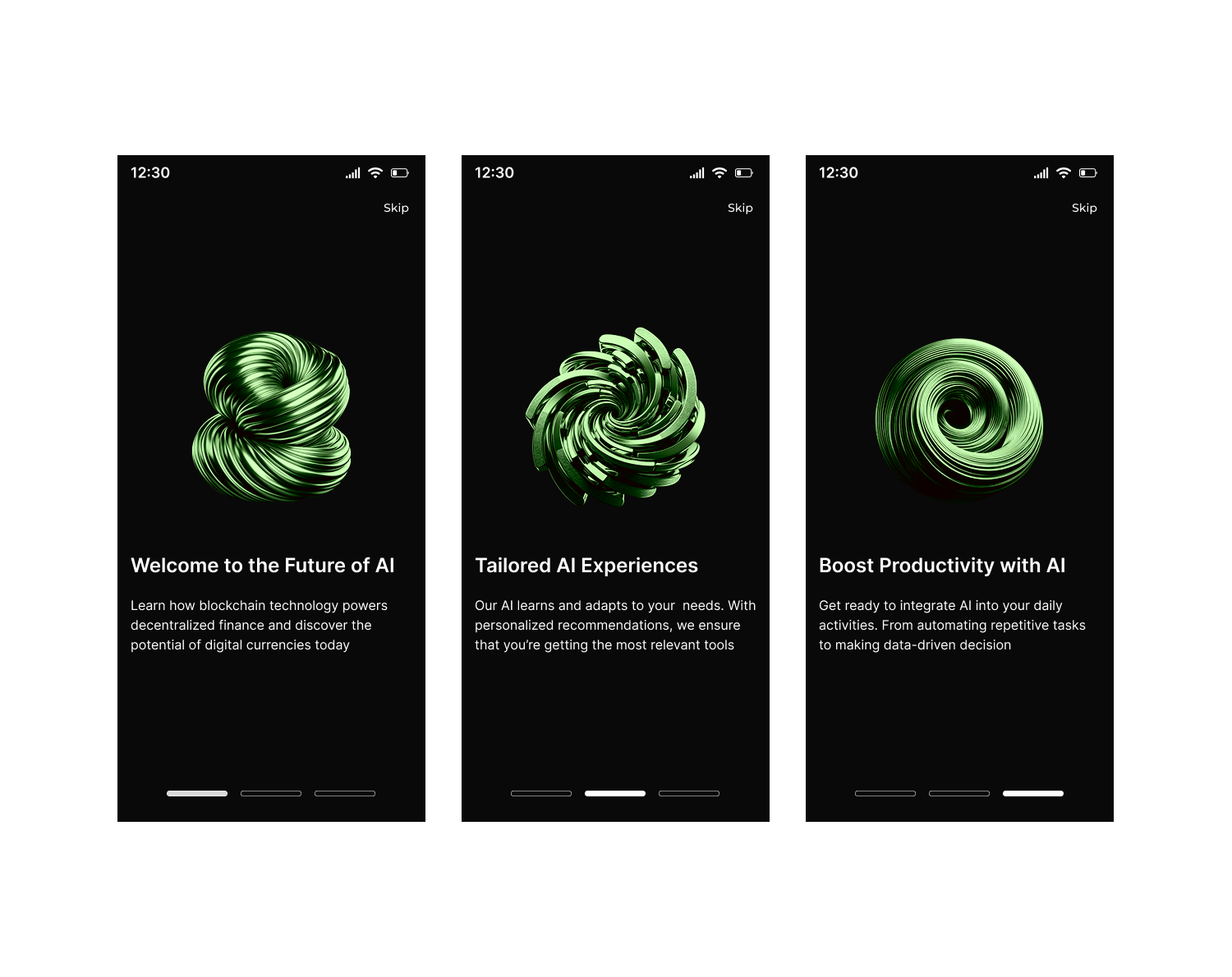 Onboarding ai artificial inte onboarding onboarding ui onboardingui ui uiux webdesign