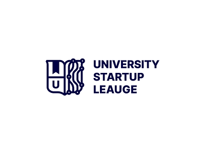 University startup leage arms emblem leauge logo logotype startup tech university vinelli