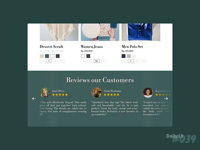 DailyUI #039 - Testimonial branding design graphic design illustration logo minimal mobile design ui vector web web design