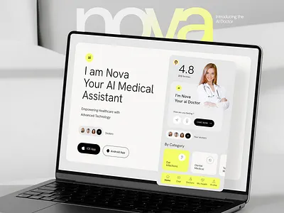 Nova Website - AI Doctor Assistant ai app ai assistant app ai doctor doctor app health app medical ai app medical app simple app