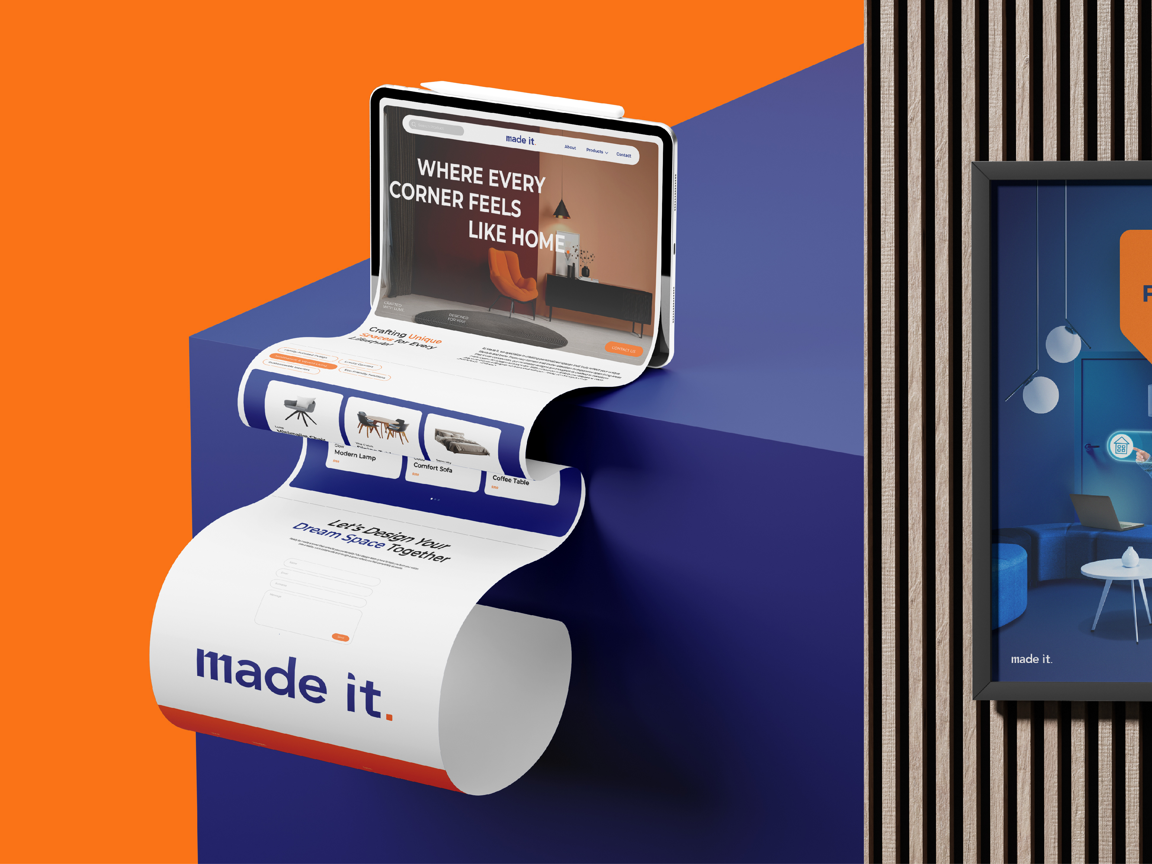 Made It - Website Design branding business presentation design graphic design illustration landing page portfolio project ui website website design