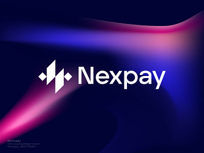 Nexpay Logo Design | Modern N | Transactions, Payment, Wallet a b c d e f g h i j k l m n brand identity branding company logo crypto designer geometric grid logo icon letter logo logo logo design minimal modern logo o p q r s t u v w x y z pay logo payment transactions wallet web3