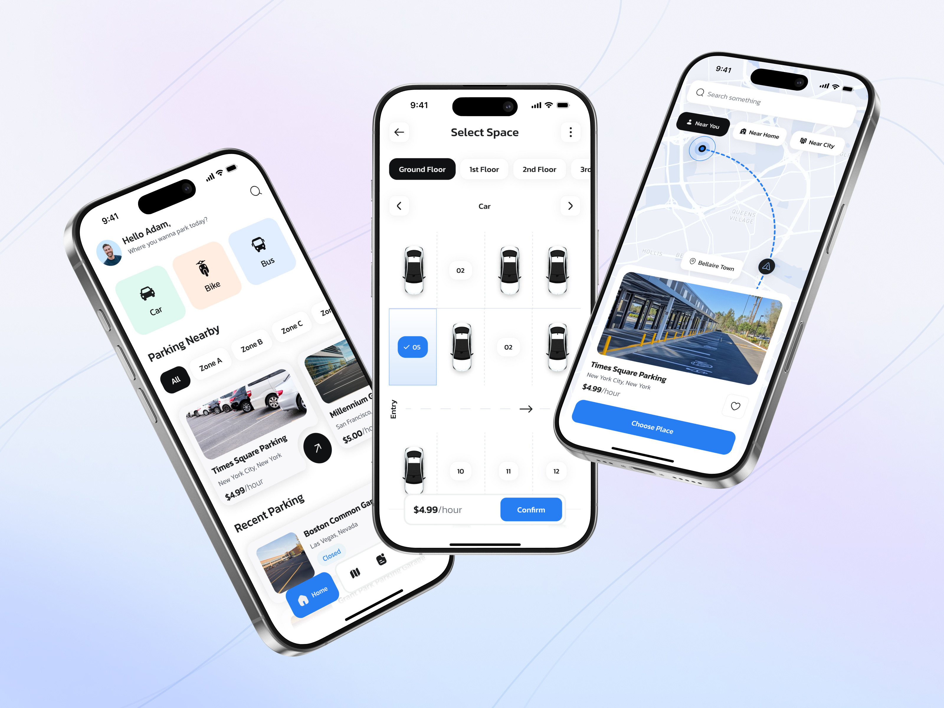 Parking Mobile App Design app booking car car parking app design figma mobile mobile app mobile app design parking parking app parking lot parking mobile app servicedesign spot ui ui ux uidesign ux design vehicle