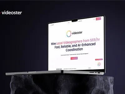 Videoster AI Streamlined Subscription-Based Videography Platform ai uiux ai website uiux design website design