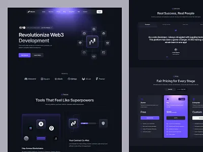 Nexora - Home Page design figma graphic design homepage homepage design landingpage saas saas design ui ui design uiux ux ux design web website wed design