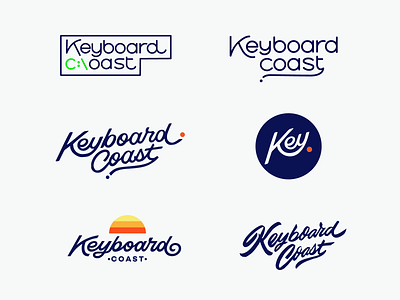 Keyboard Coast (exploration) branding calligraphy concept custom flow fun graphic design ideas keyboardcoast lettering logo logomaker logotype process sanfrancisco script tech type typography unique