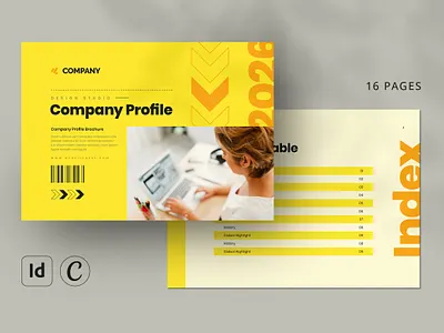 Company Profile Landscape booklet