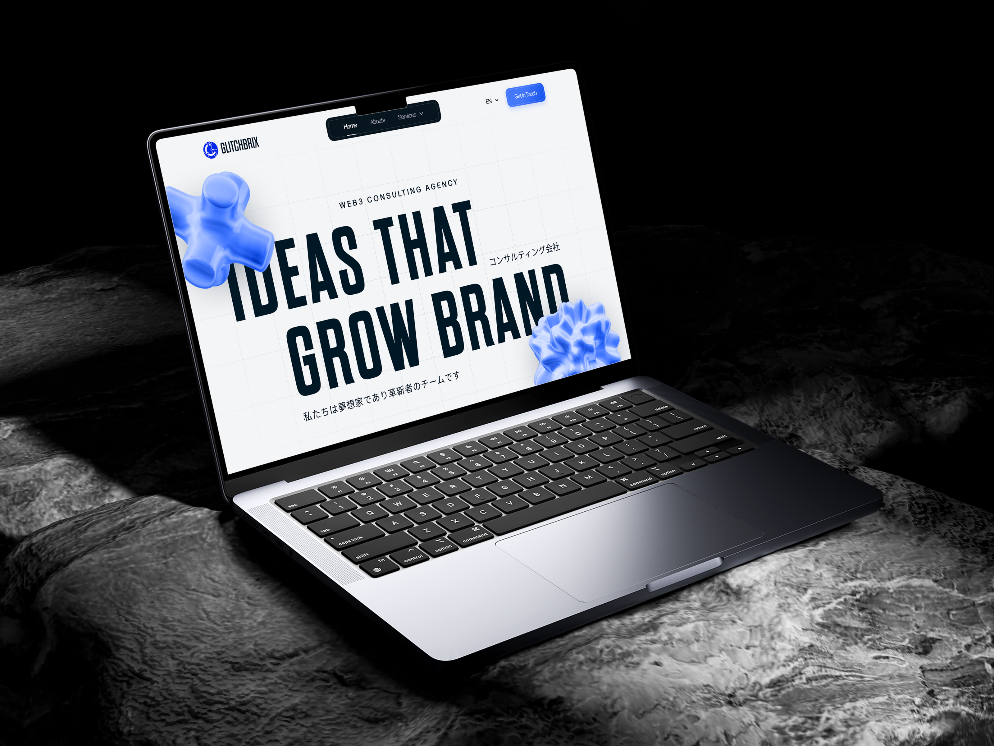 Web3 Agency Landing Page agency agency landing page agency website creative agency digital agency landing page studio ui ux web design web3 web3 consulting agency webdesign website