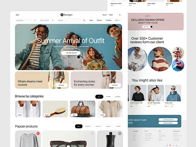 Fashion Ecommerce Website Design cloth clothing ecommerce ecommerce website fashion fashion ecommerce fashion website jacket landing page marketplace online shop porfessional product shirt shop store style web design website