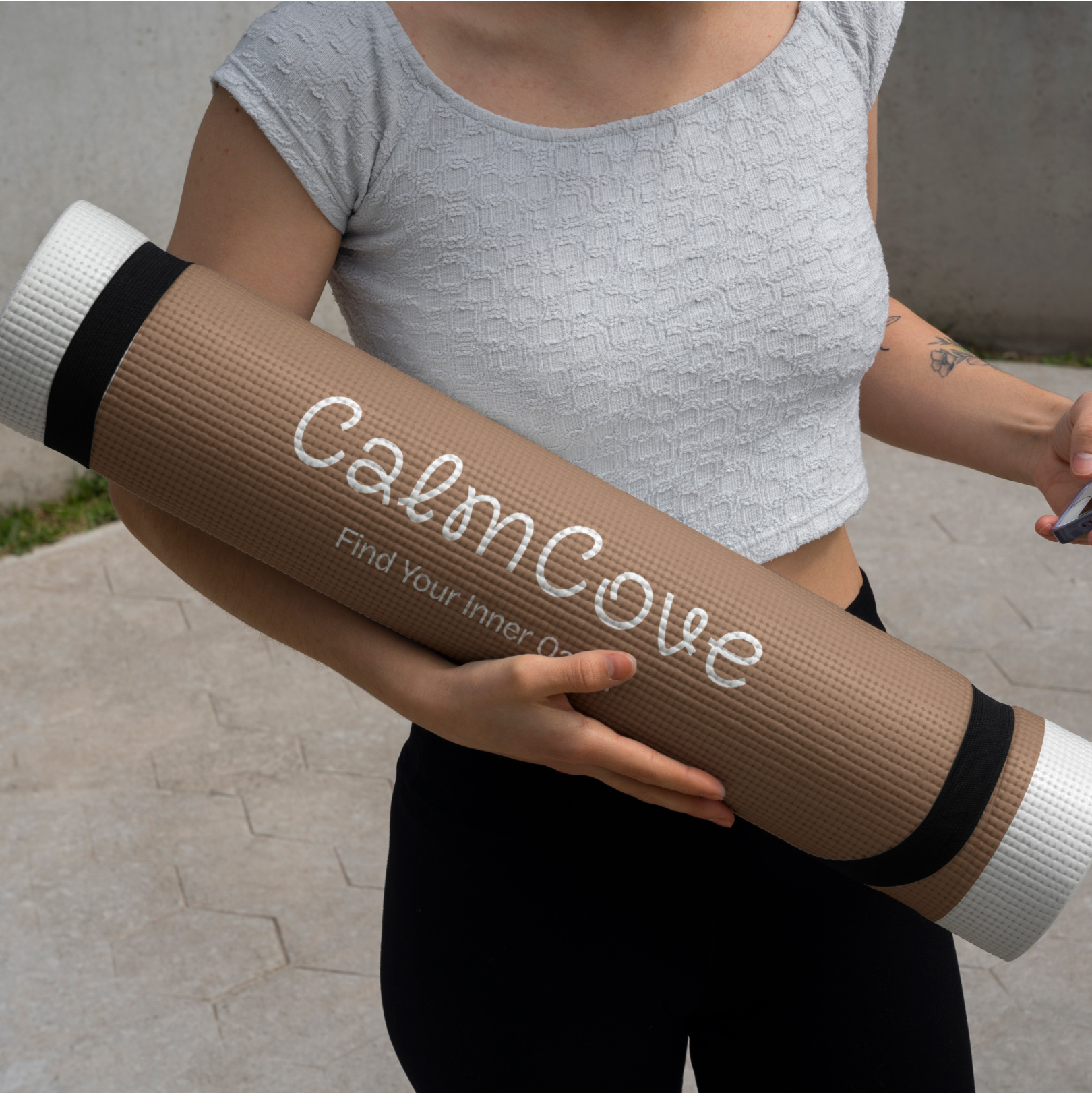 CalmCove Yoga logo design | brand identity | Yoga Lifestyle 🌿 brand and identity brandidentity branding brandingdesign creativelogo dd design designcommunity designinspiration designshowcase grahic design graphic design instadesign logo logodesign minimaldesign mockup modernbranding topdesignshot toptrandinglogo