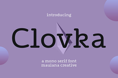 Clovka Serif Display Font branding design font fonts graphic design logo serif font