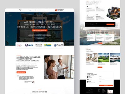 Real Estate Website Design for Property Valuation Services appraisal website architecture website design graphic design home evaluation landing page modern web design property valuation real estate real estate tech real estate ui real estate ux real estate website responsive design ui ui design uiux ux ux design web design