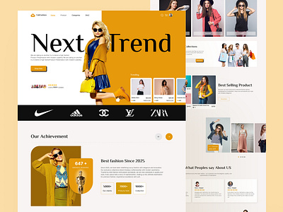 Fashion E-Commerce Website Design branding design designwebsite ecommerce ecommercewebsite fashion fashionwebsite figma figmawebsite graphic design homepage landingpage newwebsite shafinkhan shaifnkhanuix ui userinterface webdesign website websitedesign