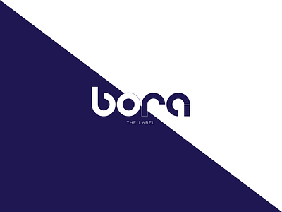 Bora The Label's Logo Design 2d 3d animation branding design graphic design illustration logo minimalist