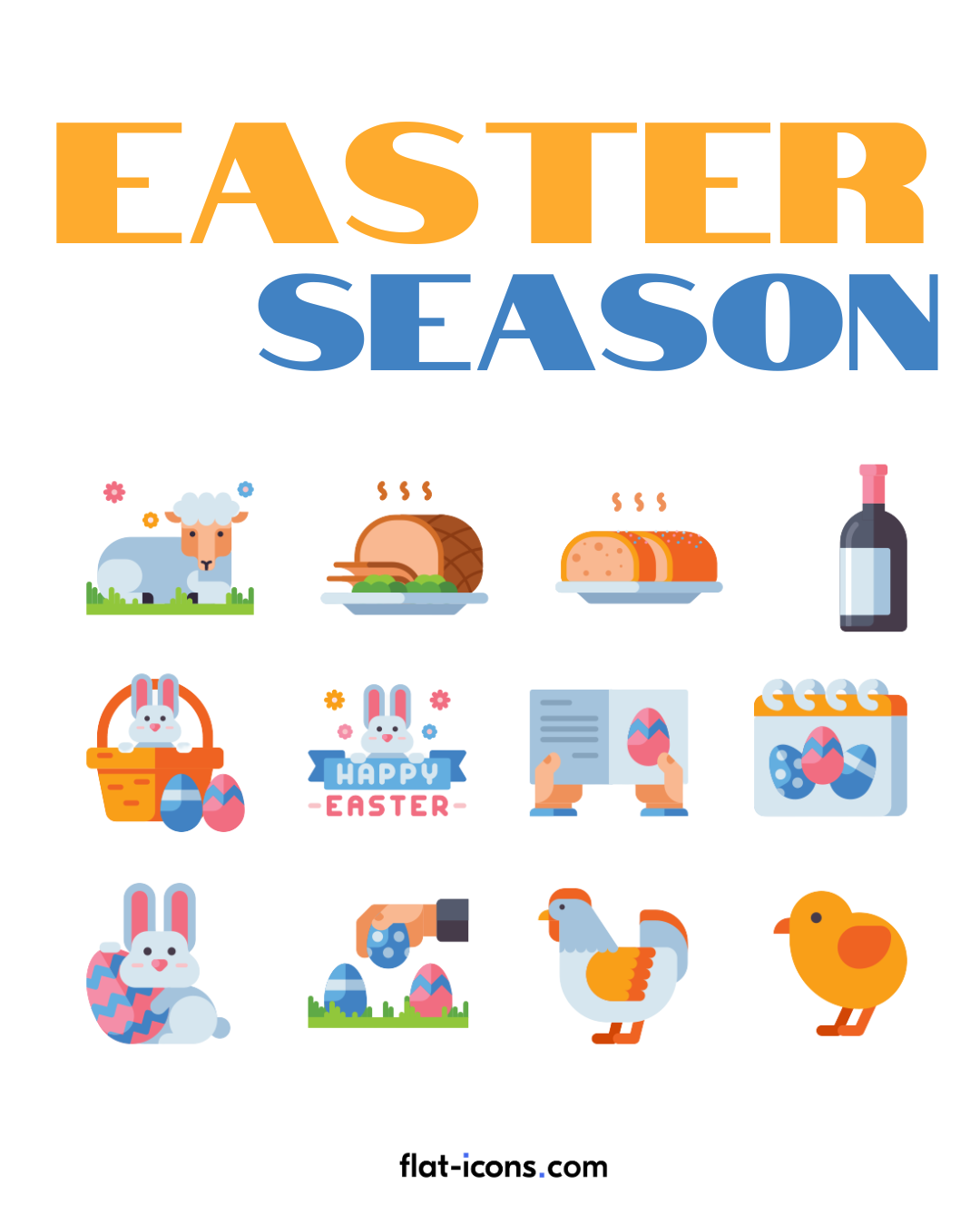 Easter Season branding design graphic design icons illustration logo ui ux vector