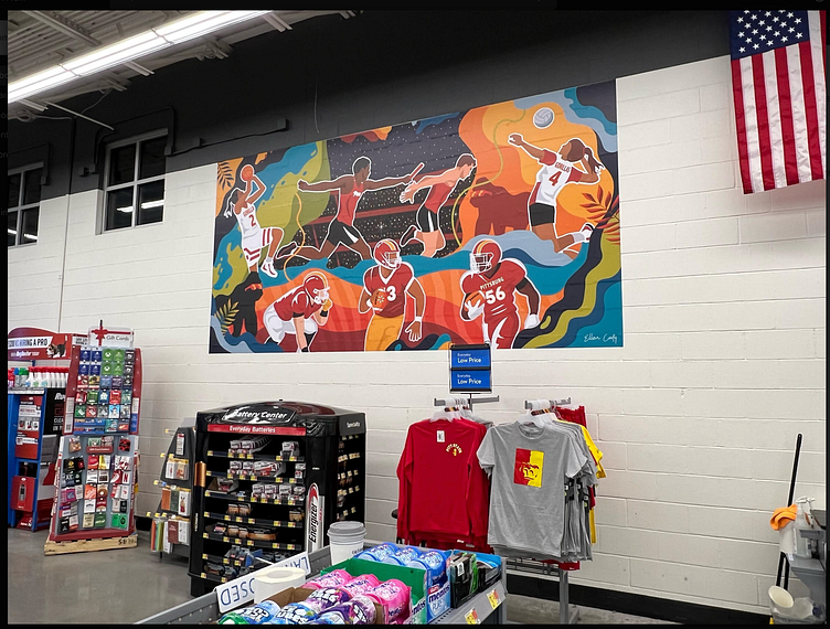 Walmart Mural Design Pittsburg, Kansas by Ellen Carty on Dribbble