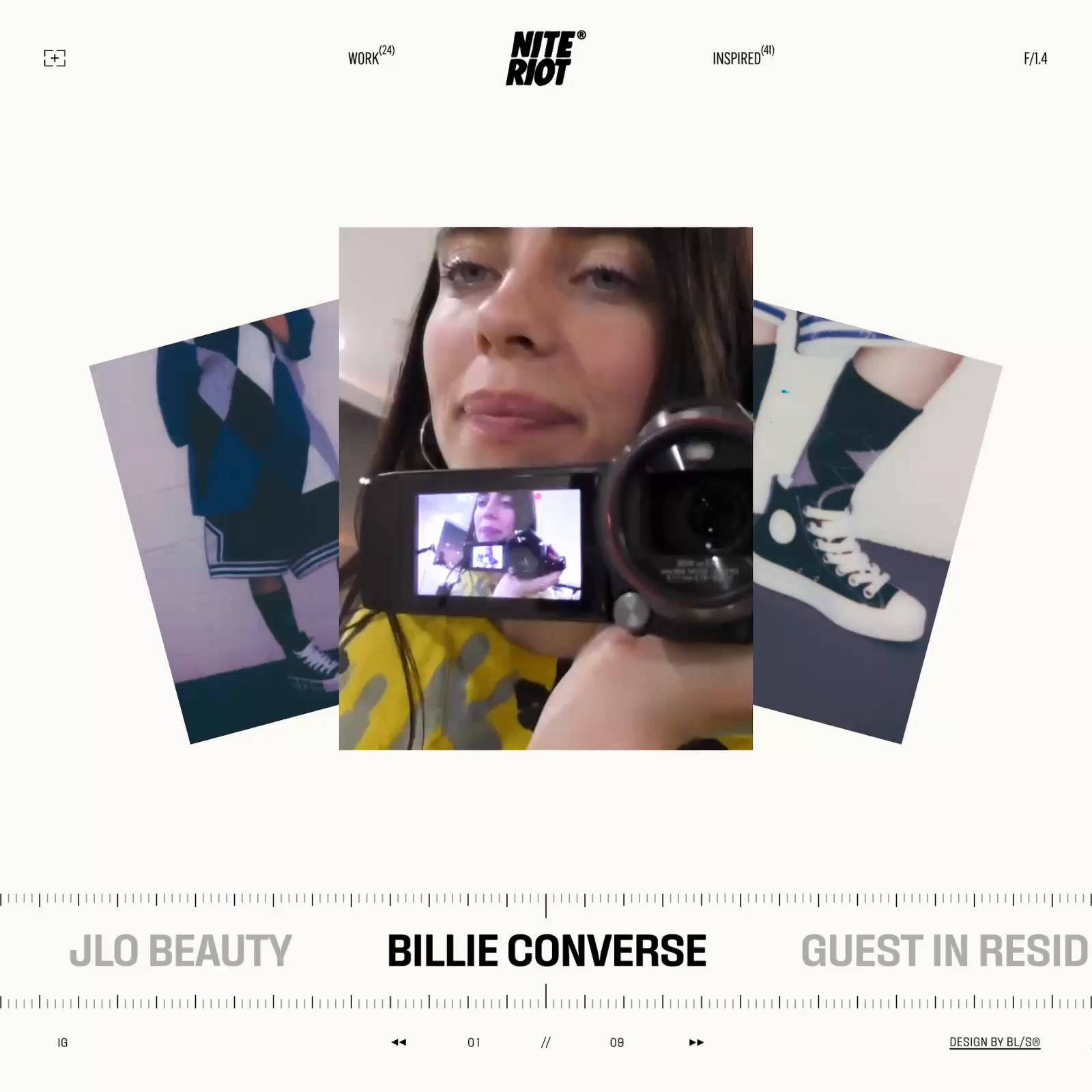 Example of Portfolio Website Design