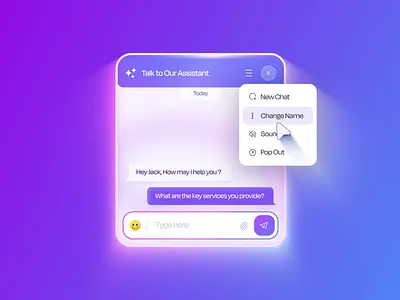 AI Chatbot Interface Design ai chatbot ai design app design bot chatbot chatbot design chatbot ui conversational ui design inspiration graphic design interactive design mobile app mobile optimization ui design uiux user experience user interface ux design