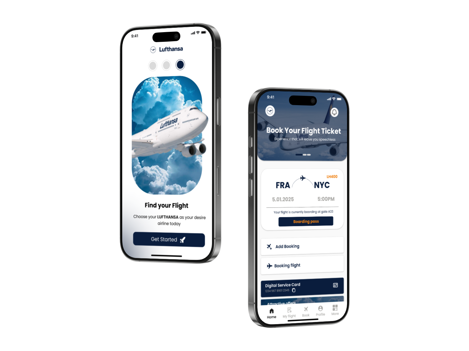 Example of Minimal Mobile App Design 