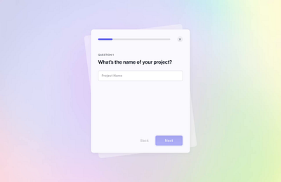 Multi-Step Form Wizard animation card card animation card stack card ui flat design form form ui jitter minimal motion graphics multistep offer progress stepper ui animation video
