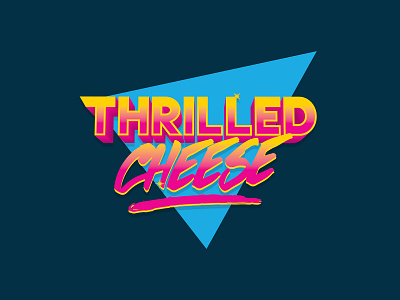 Thrilled Cheese Logo concept branding design illustration logo