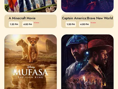 A mid Movie snack buying flow for a Movie theater. app branding design graphic design illustration logo typography ui ux vector