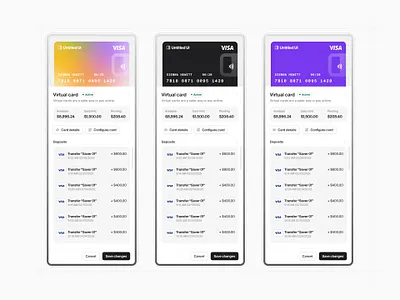 Slideout menus — Untitled UI card details fintech modal product design saas slideout ui design user interface