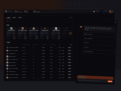 Zorro AI ai ai agent ai prompts app design blockchain brc20 btc design mint runes snipe trading ui ui design ux ux design web app web app design