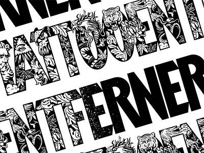 TATTOOENTFERNER entferner font lettering logo logodesign logotype tattoo type typeface typography wordmark