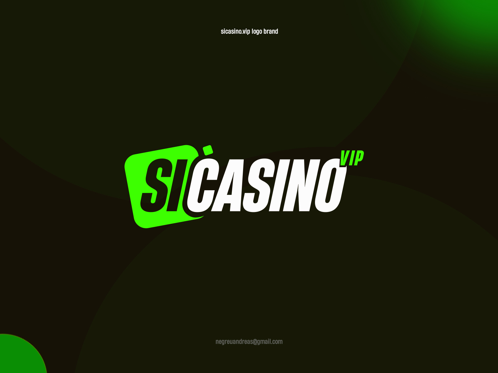 Casino brand logo andreas branding casino casinopage flat greenfever logotype negreu sicasinovip webpage