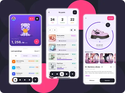 Allowance & Kids Savings Tracker appdesign appforchildren childrensdesign design designmobile designteam designuiux figma gotoinc mobileapp mobiledesign mobileuiux trackingdesign ui uiuxdesign uiuxforapps uiuxmobiledesign ux webappdesign webdesign