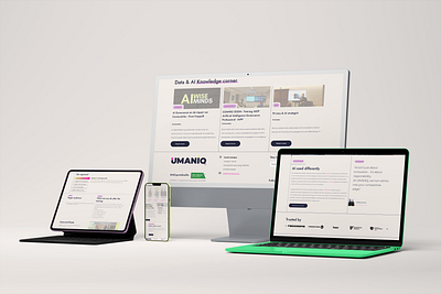 Umaniq animation brand branding company branding data driven design illustration logo minimal minimalistic responsive design typography ui ux webdesign webpage