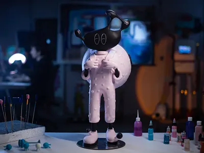 Thymus 3d art artwork branding design illustration interior sculpture ui visualization