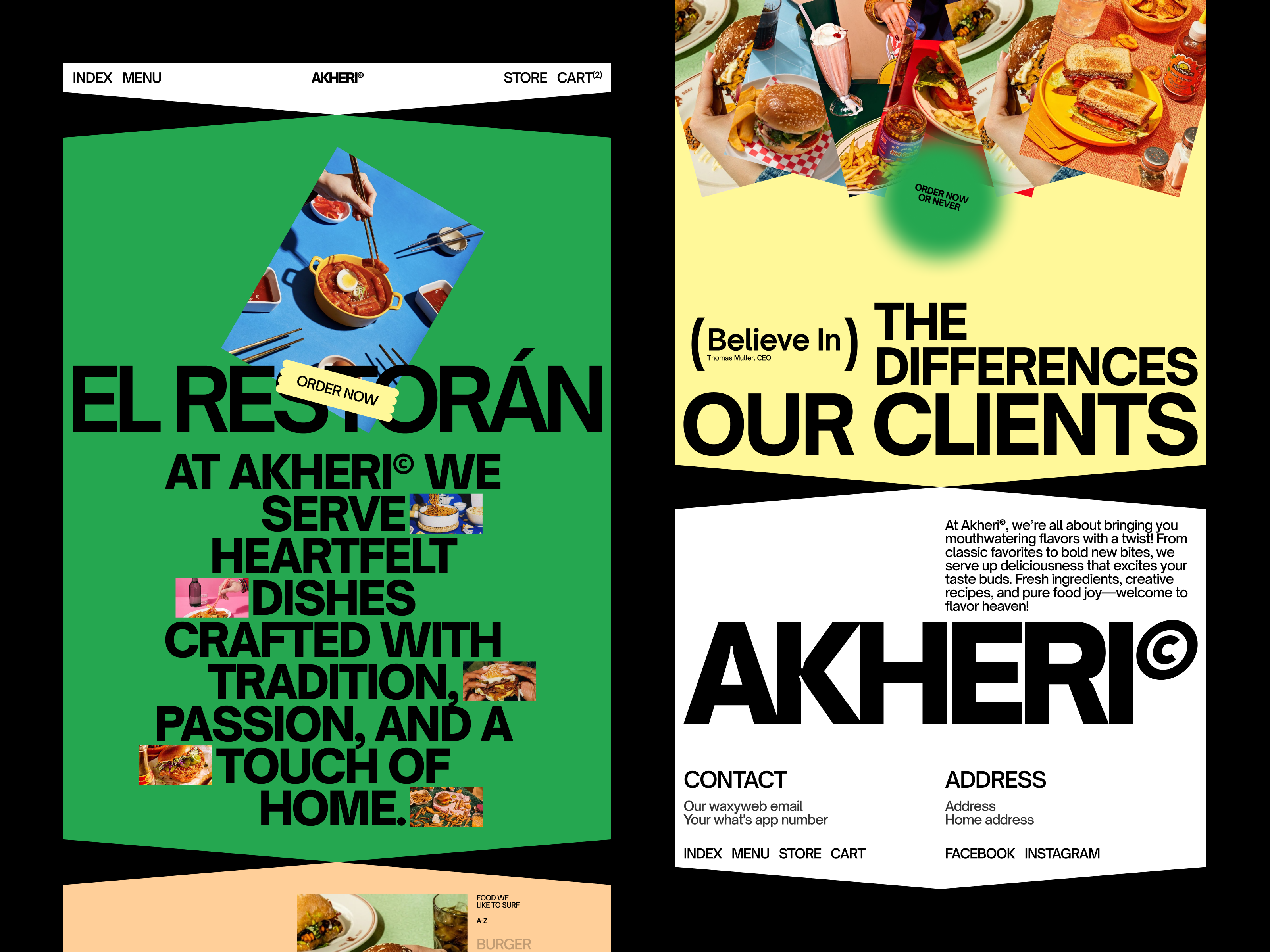 UI/UX Design for Street Food Discovery Bold & Aesthetic Website bold ui design culinary ux design figma food website food discovery platform food landing page food ordering ui food photography food porn food web design food website design foodie design menu design modern restaurant design restaurant website street food branding street food ui street food website ui ux for food startup uiux design web design