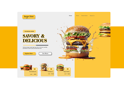 Landing Page Design landing page ui web design