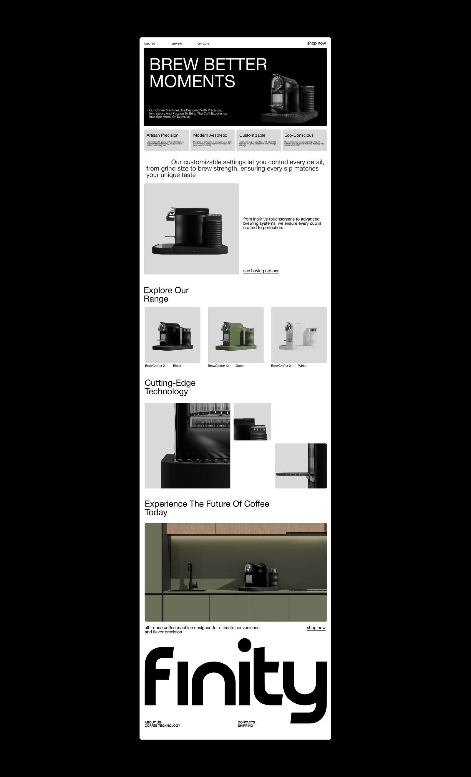 Example of Modern Landing Page Design