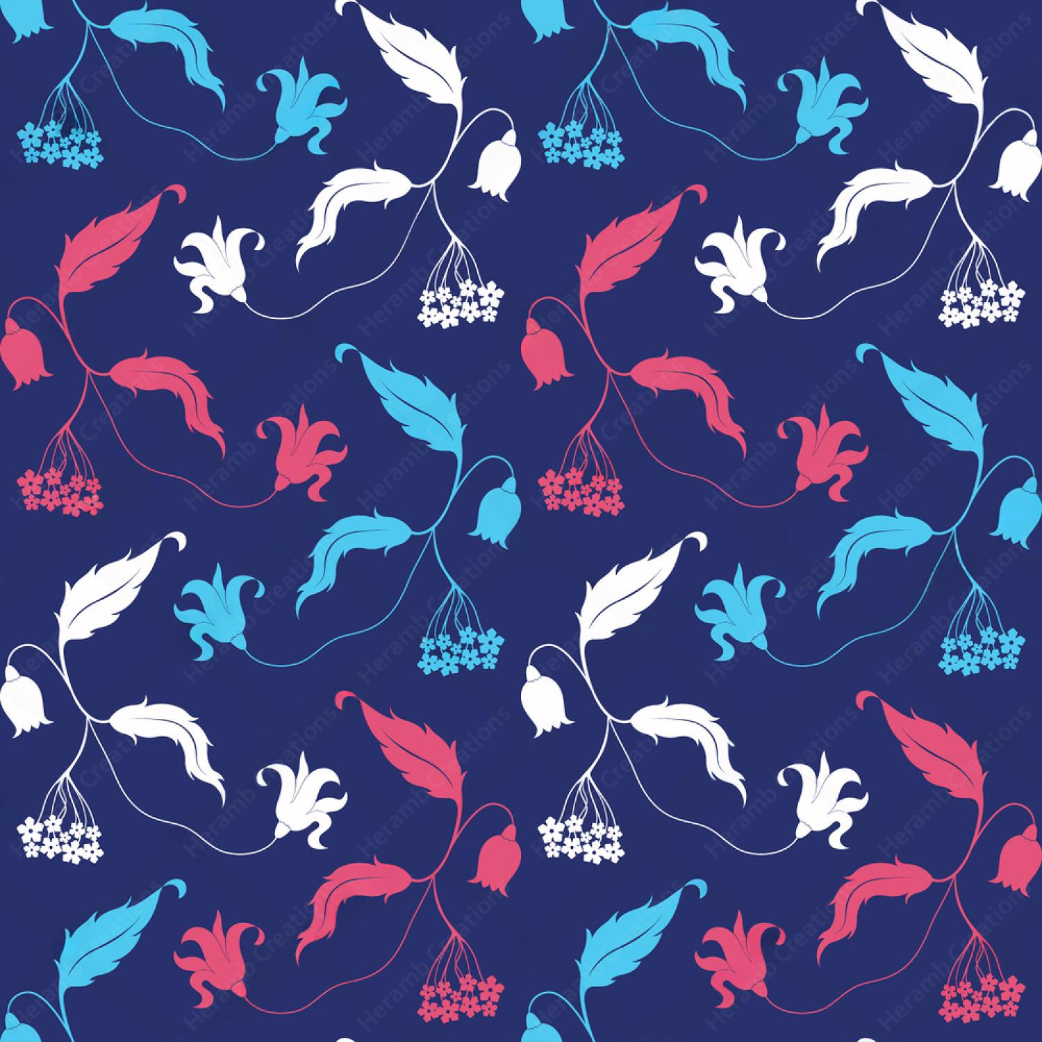 Example of 10 Seamless, Editable Pattern Design